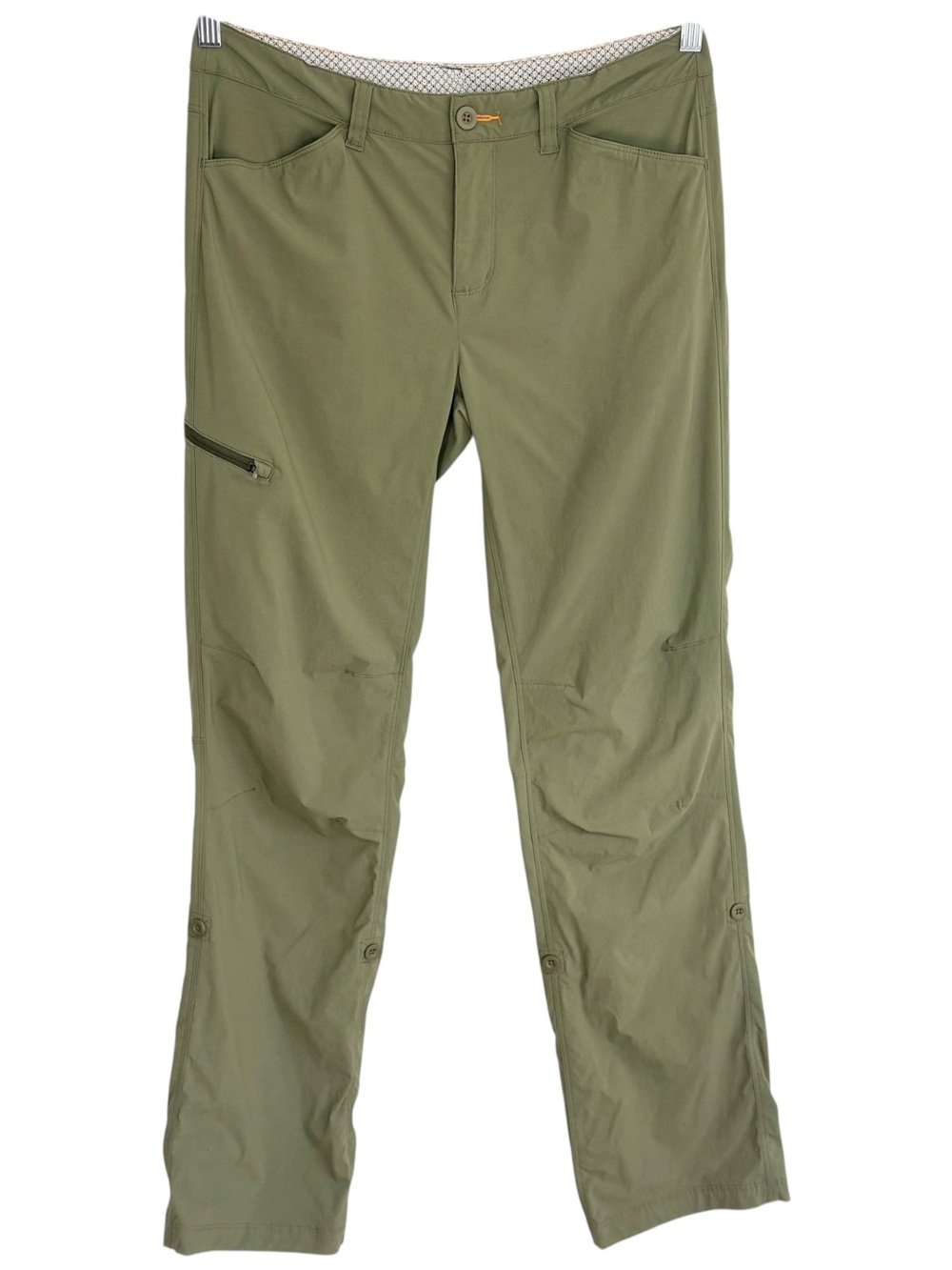 ORVIS Jackson Quick Dry Stretch Utility Convertible Pants Olive Green Womens 8